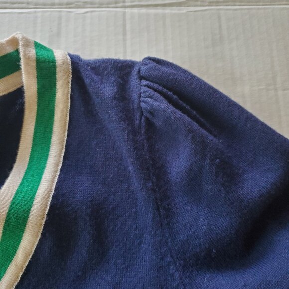 ALEXIA ADMOR Savannah Cardigan in Navy Women's T533 Size M - Picture 8 of 16